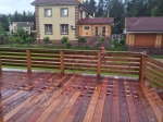 Монтаж террасной доски Кумару
